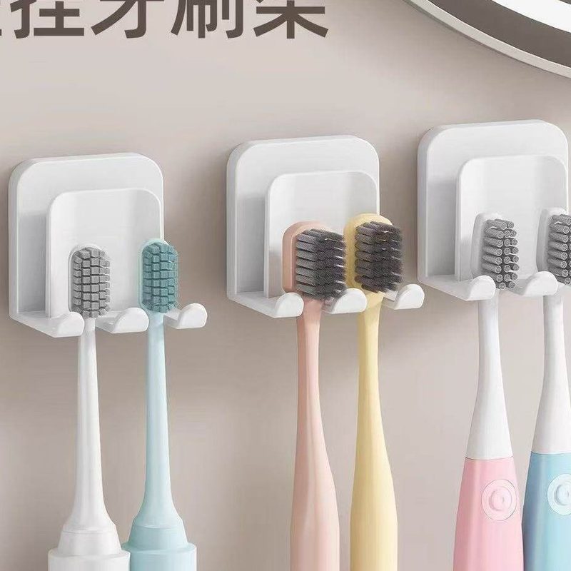壁挂牙刷架 免打孔漱口杯套装 细节图1